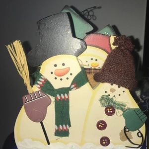 ⛄️ Snowman coaster set